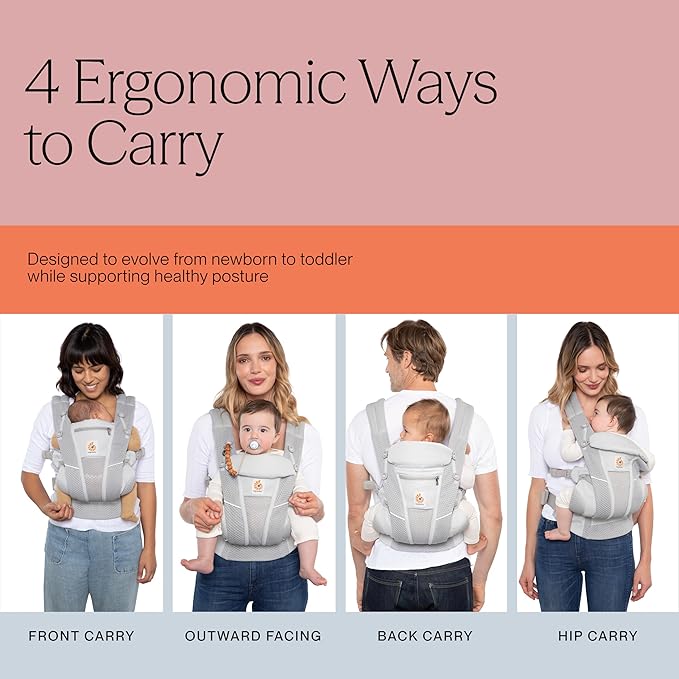 Ergobaby Omni Breeze Carrier for Newborns, from Birth to 20.4 kg