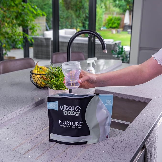 Vital Baby Nurture Microwave sterilising Bags, 5 Pack